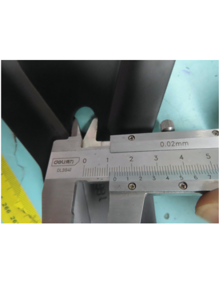 Lame supérieure gauche 46cm 5 étoiles éjection arrière - HUSQVARNA - ELECTROLUX - BERNARD LOISIRS - 186385 - 532186385