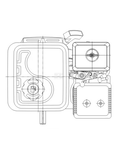 Moteur Loncin G390FI 389 cm³ 11 HP arbre horizontal Ø25,4 x 80 mm | VerdiParts