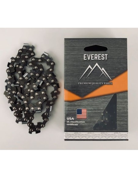 Chaîne tronçonneuse EVEREST 35 cm 50 maillons 3/8 LP 1,1 mm | VerdiParts
