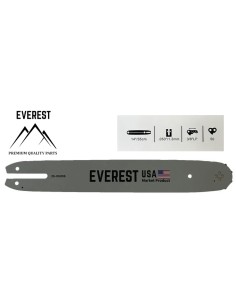 Guide-chaîne EVEREST 35 cm 3/8 LP 1,3 mm pour tronçonneuse | VerdiParts