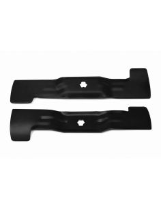 Pack 2 lames MTD 92 cm - 7420672 / 7420673 - 74204020 / 74204021 - 46,7 cm - 6 étoiles