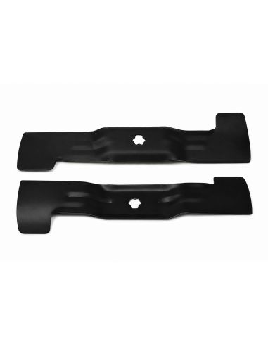 Pack 2 lames MTD 92 cm - 7420672 / 7420673 - 74204020 / 74204021 - 46,7 cm - 6 étoiles