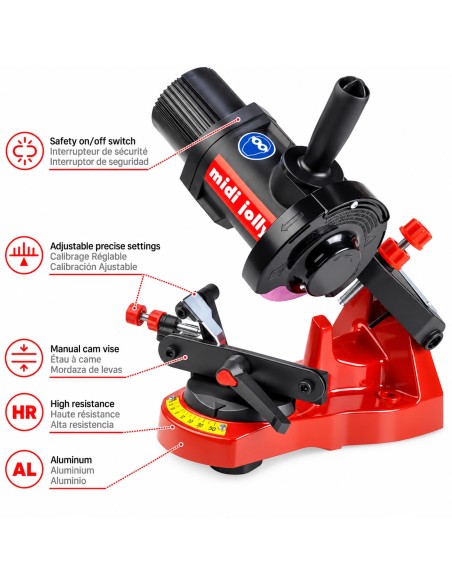Affûteuse chaîne TECOMEC MIDI 85 W semi-pro FGP015144 | VerdiParts