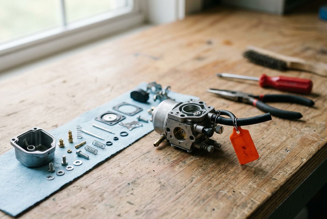 Démonter le carburateur d'une débroussailleuse : guide complet