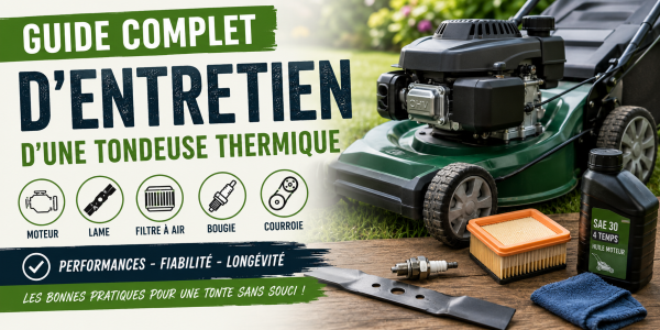 Guide complet d'entretien d'une tondeuse thermique