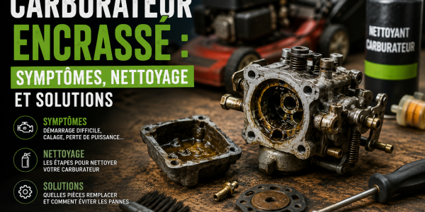 Carburateur encrassé : symptômes, nettoyage et solutions